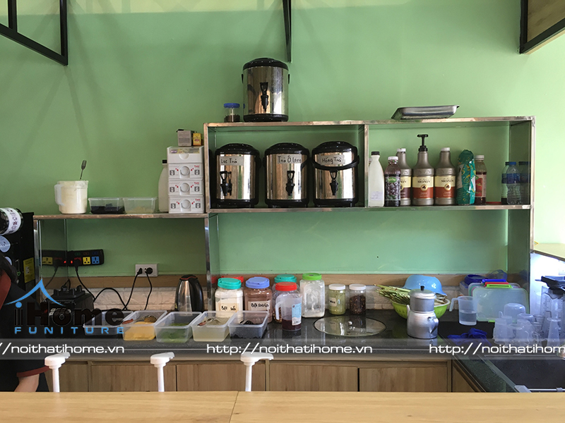 cách bố trí quầy bar cafe